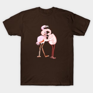 A flamingo never changes his Pink T-Shirt